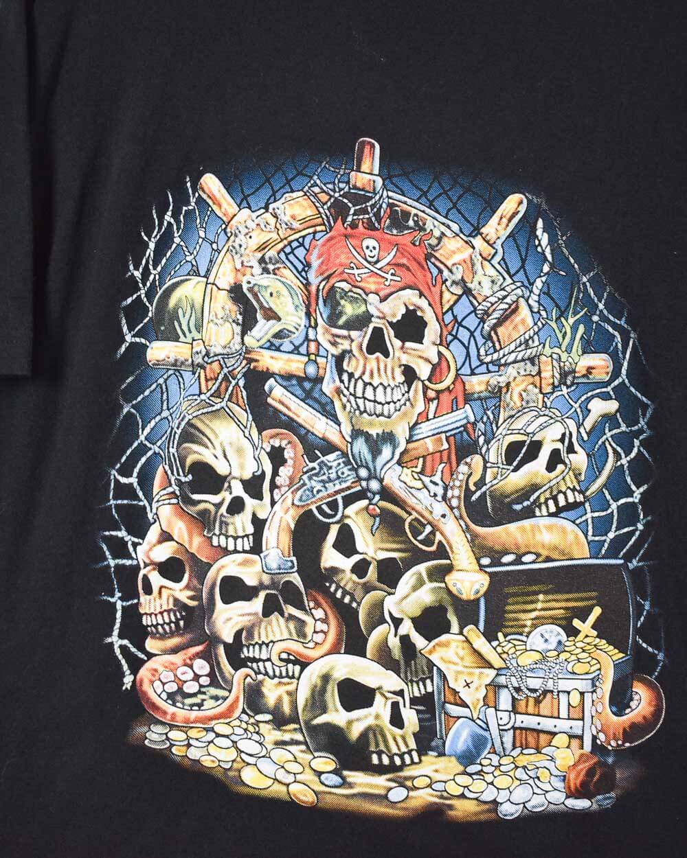 Black Pirates T-Shirt - Large