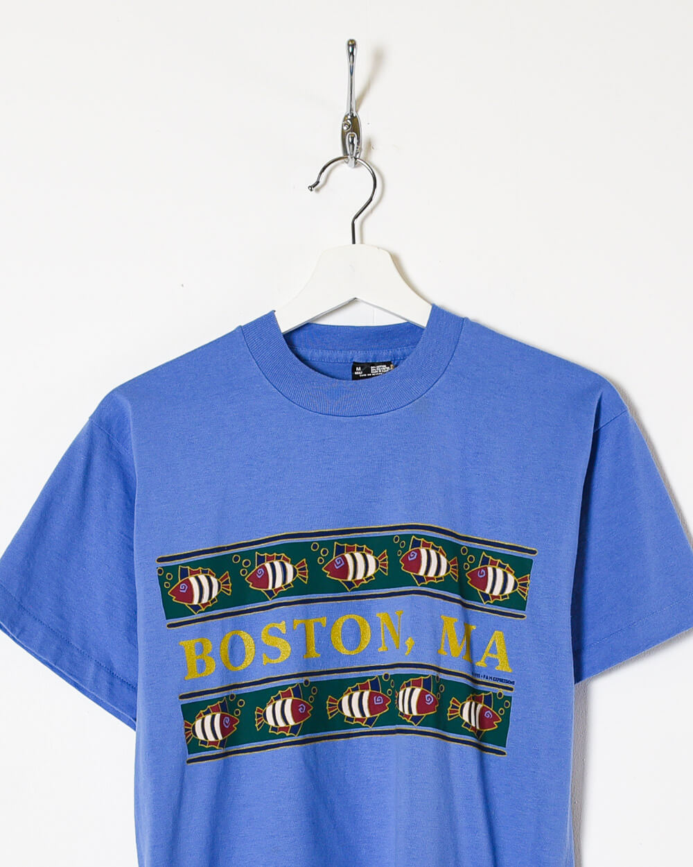 Blue Best Boston MA T-Shirt - Small