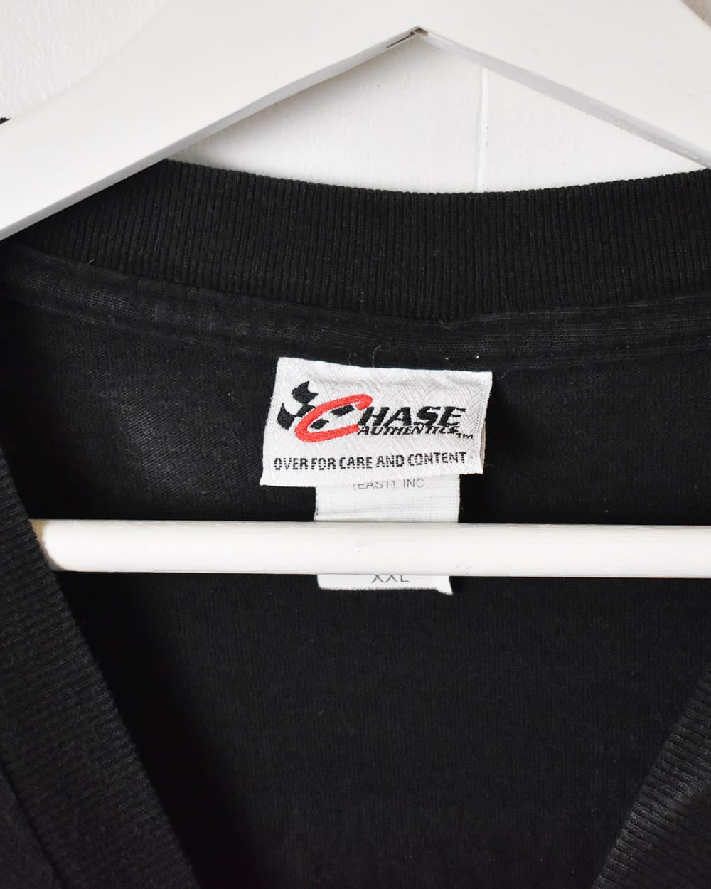 Black Chase Authentics Nascar Dale Earnhardt 7 Time Winston Cup Champion T-Shirt - XX-Large