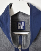 Grey Gap 1/2 Zip Fleece - X-Large