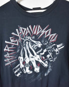Black Harley Davidson Graphic T-Shirt - X-Large