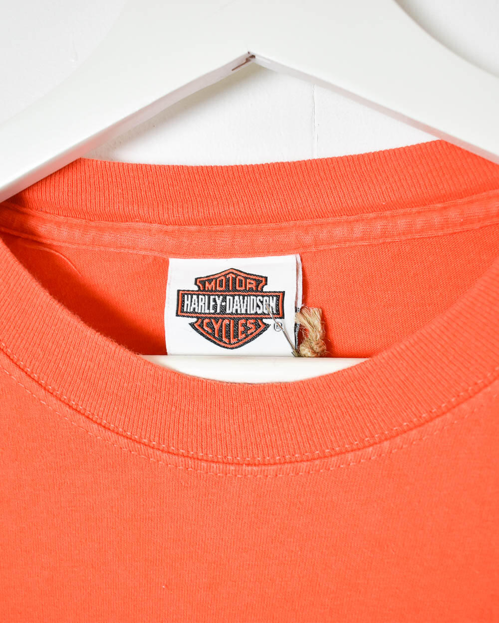 Orange Harley Davidson Motorcycles Long Sleeved T-Shirt - Medium