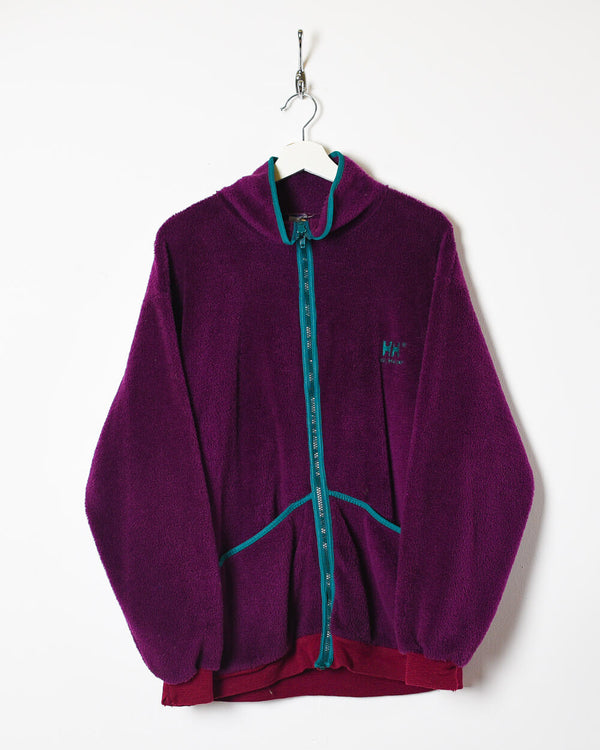 Purple Helly Hansen Zip-Through Fleece - Large