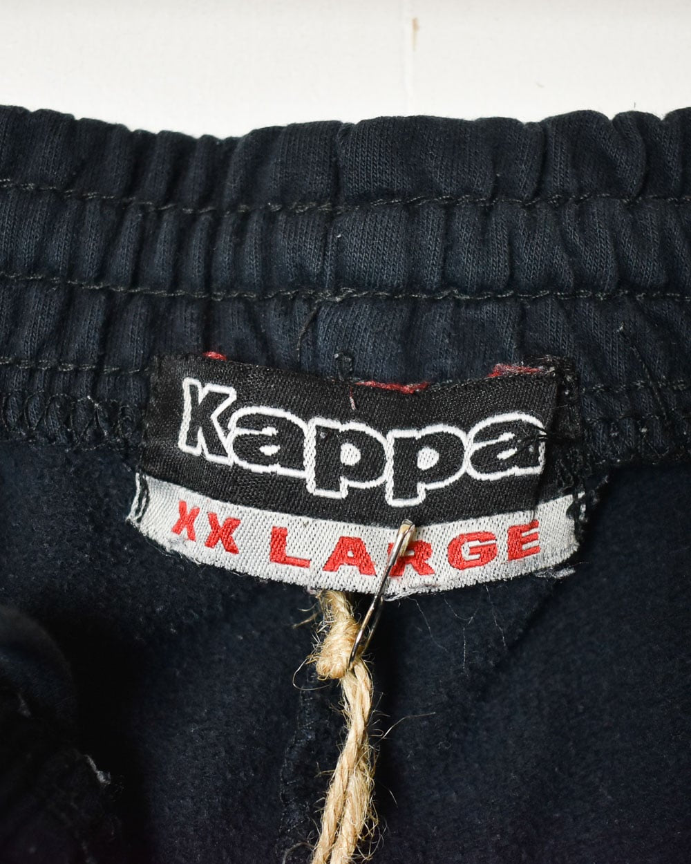Black Kappa Tracksuit Bottoms - Large