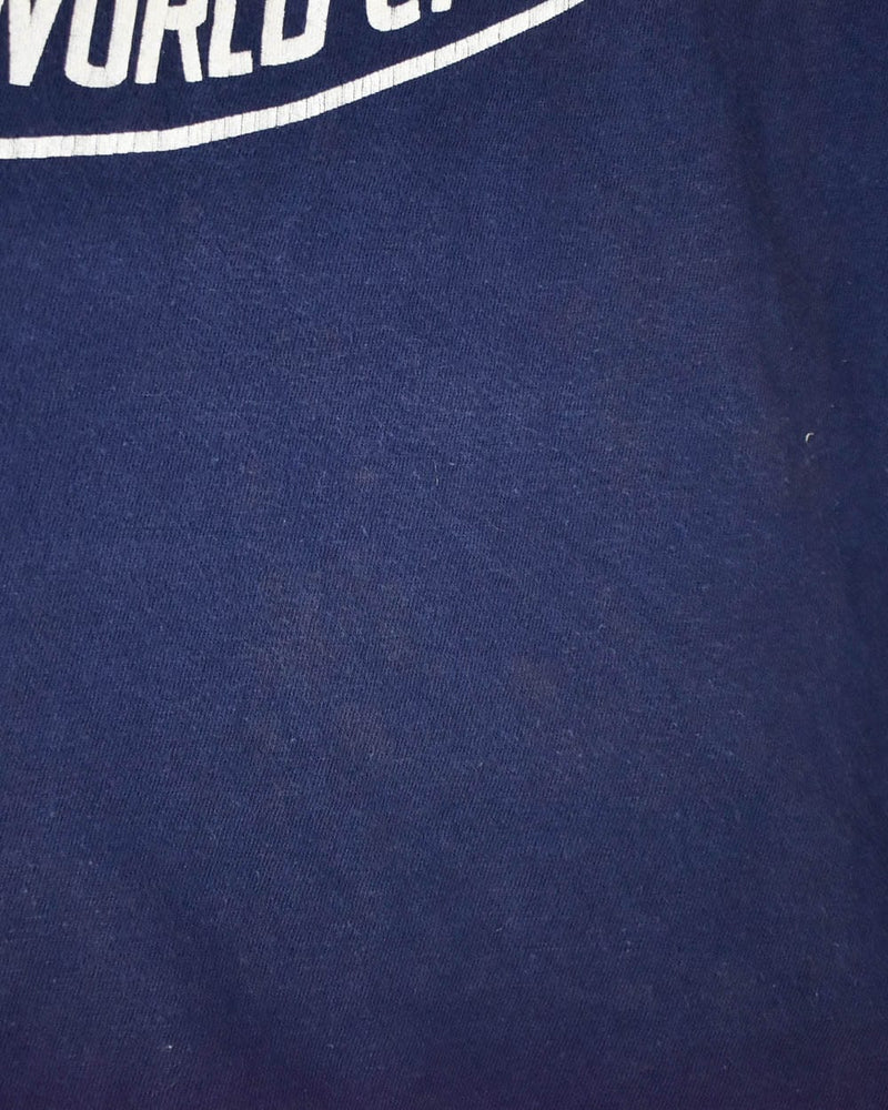 Vintage 1984 MLB Detroit Tigers Single Stitch Ringer T-Shirt USA Made