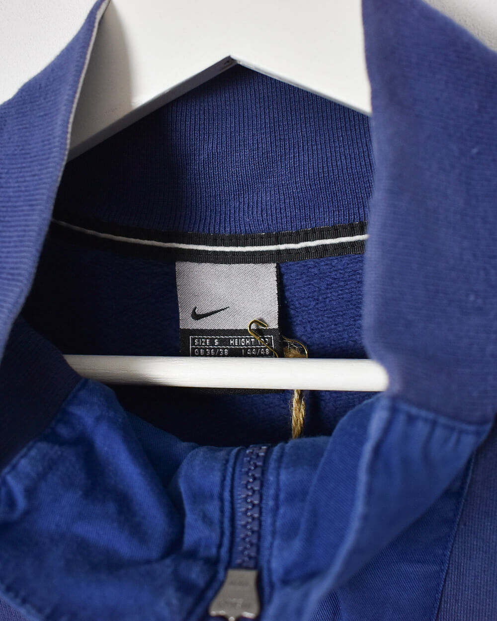 Blue Nike 1/4 Zip Sweatshirt - Small
