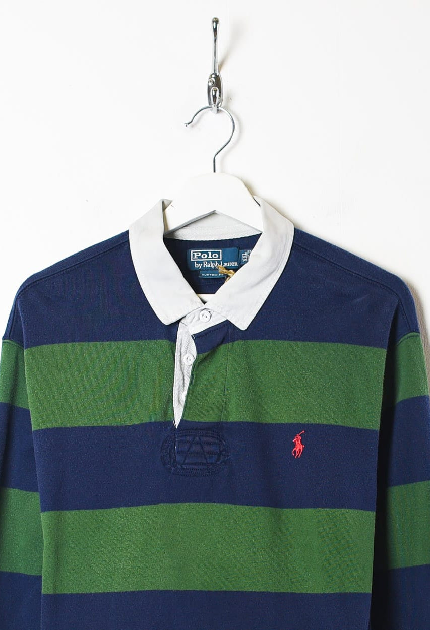 Green Polo Ralph Lauren Rugby Shirt - XX-Large