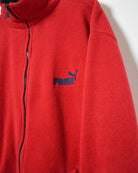 Red Puma Full Fleece Tracksuit - X-Large