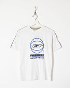 White Reebok Basketball T-Shirt - X-Small
