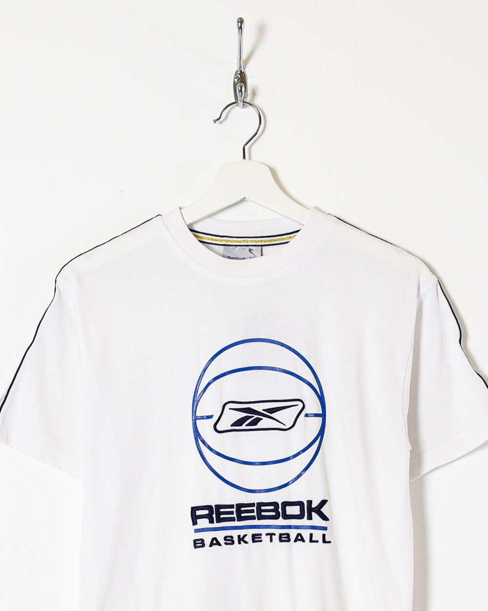 White Reebok Basketball T-Shirt - X-Small