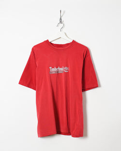 Vintage 90s Cotton Red Timberland Performance T-Shirt - Medium