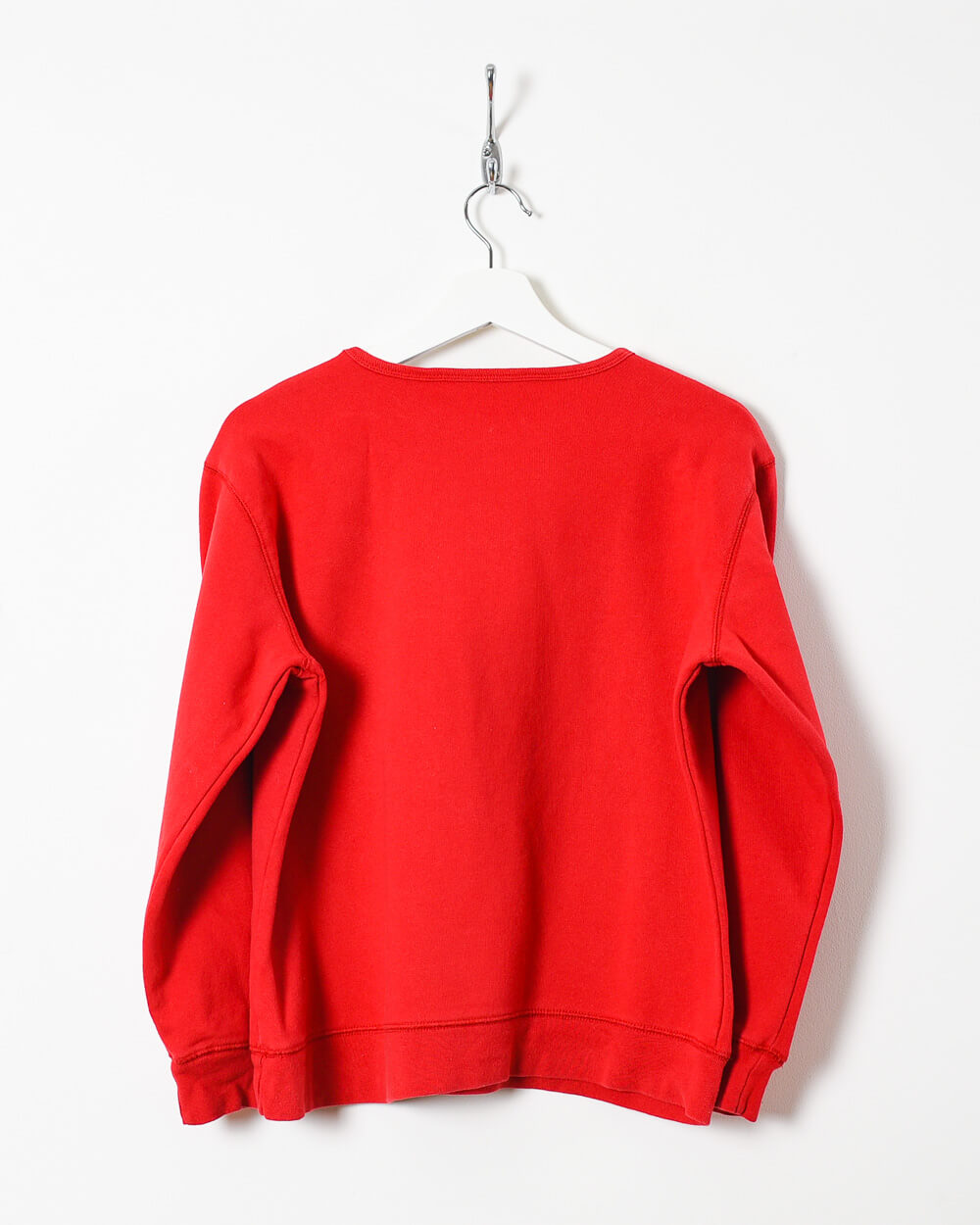 Red Tommy Hilfiger Women's Sweatshirt - Medium