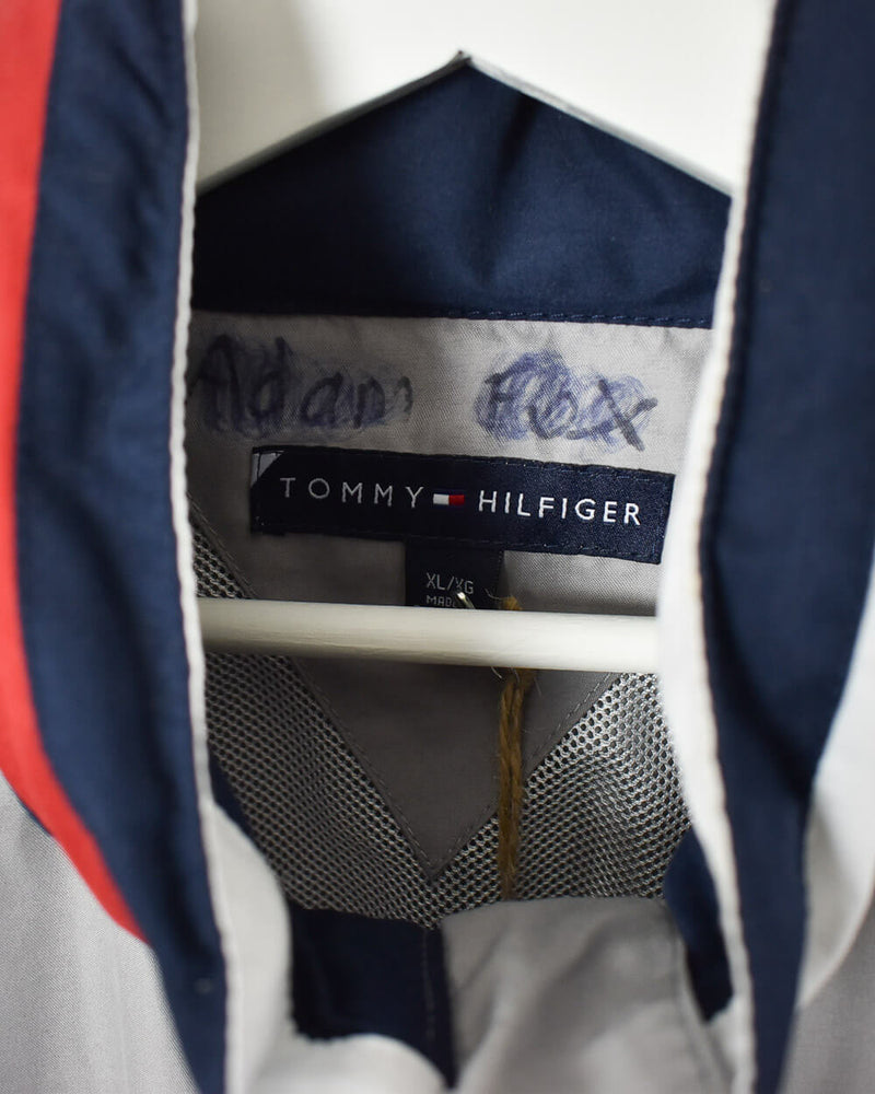 Stone Tommy Hilfiger Windbreaker Jacket - X-Large
