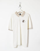 White Warner Bros Studio Store Polo Shirt - X-Large
