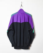 Black Adidas Sports Tracksuit Top - X-Large