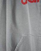 Grey Adidas Zip-Through Hoodie - Large