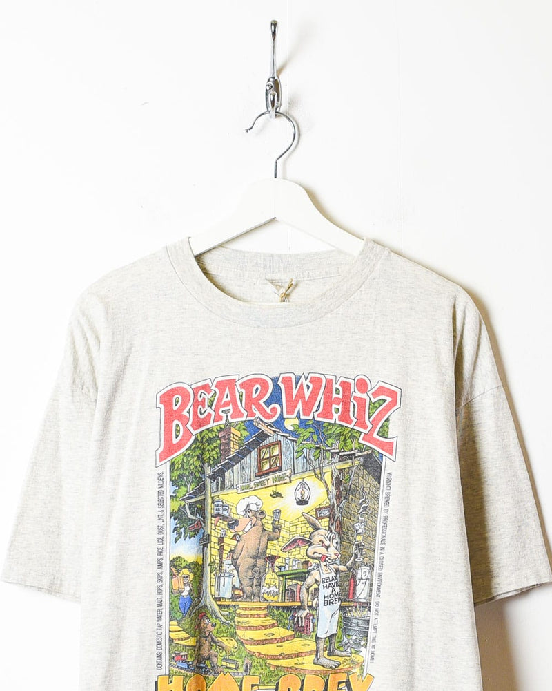 Vintage s Stone Bear Whiz Home Brew Single Stitch T Shirt   X