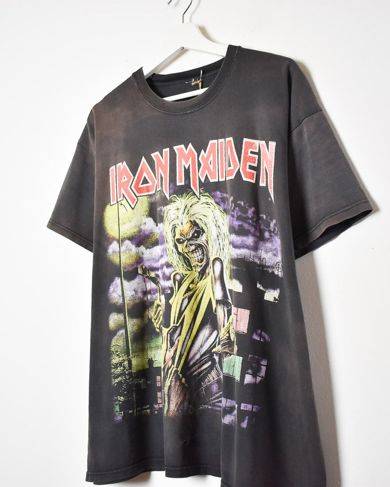 Black Iron Maiden Graphic T-Shirt - Medium