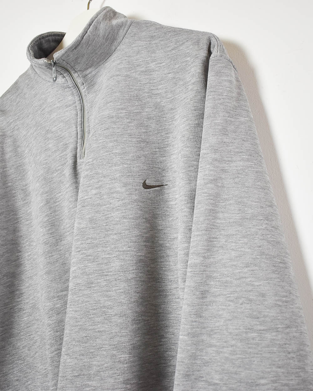 Stone Nike 1/4 Zip Sweatshirt - X-Large