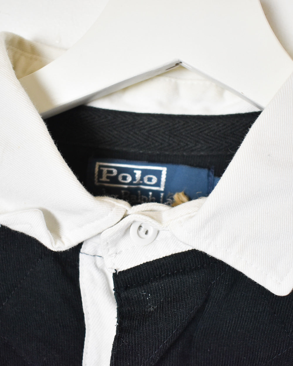 Black Polo Ralph Lauren Black Watch Rugby Shirt - Medium