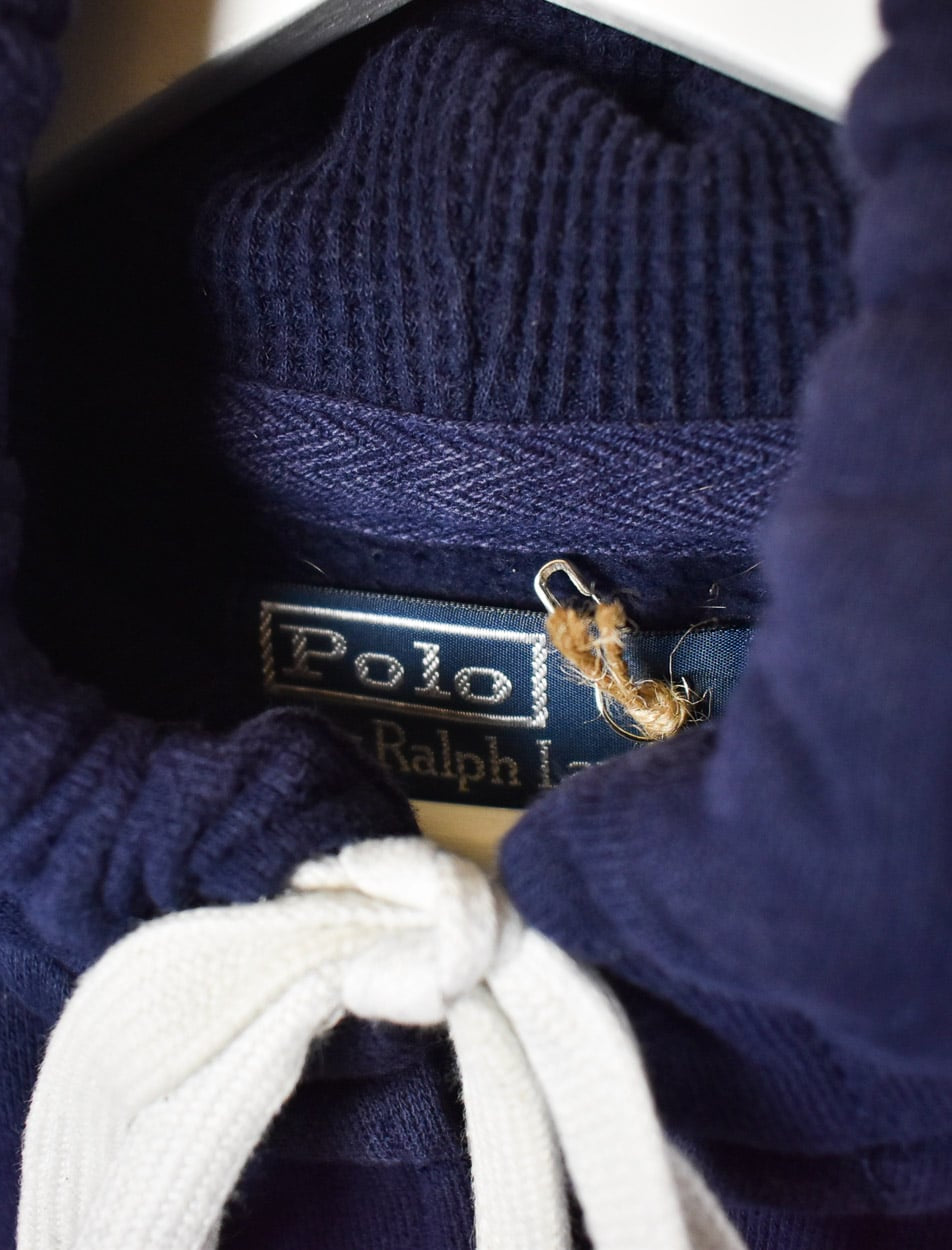 Navy Polo Ralph Lauren Zip-Through Hoodie - Large