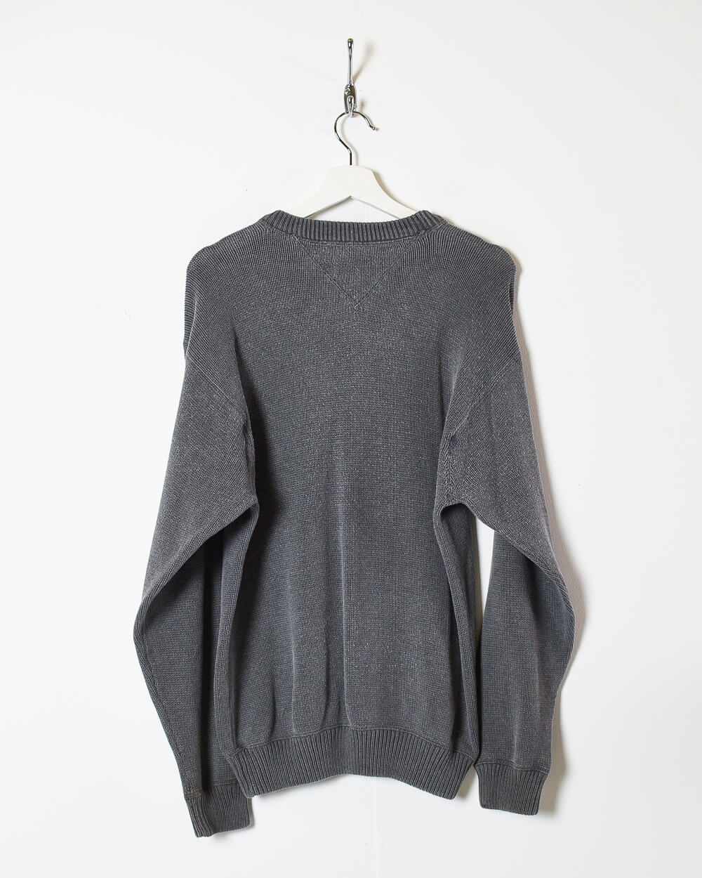 Stone Tommy Hilfiger Knitted Sweatshirt - Medium