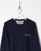 Navy Tommy Hilfiger Sweatshirt - Medium