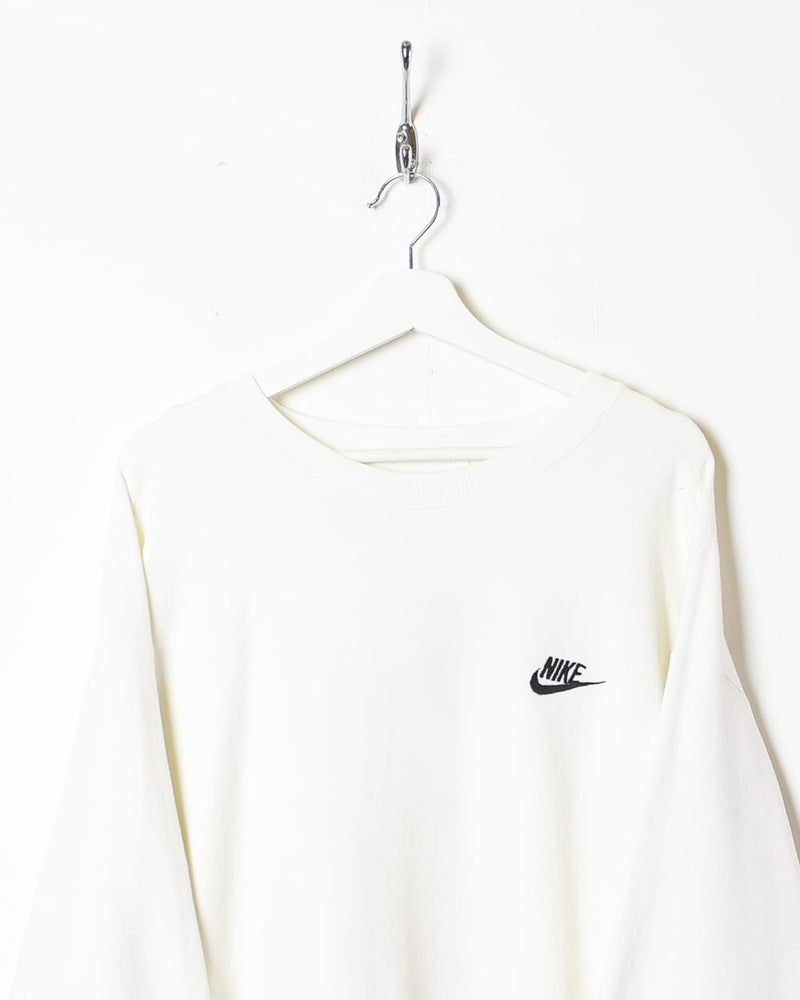White Nike 80s Sweatshirt - X-Large