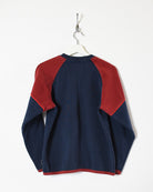 Navy Adidas Women's Sweatshirt - Large