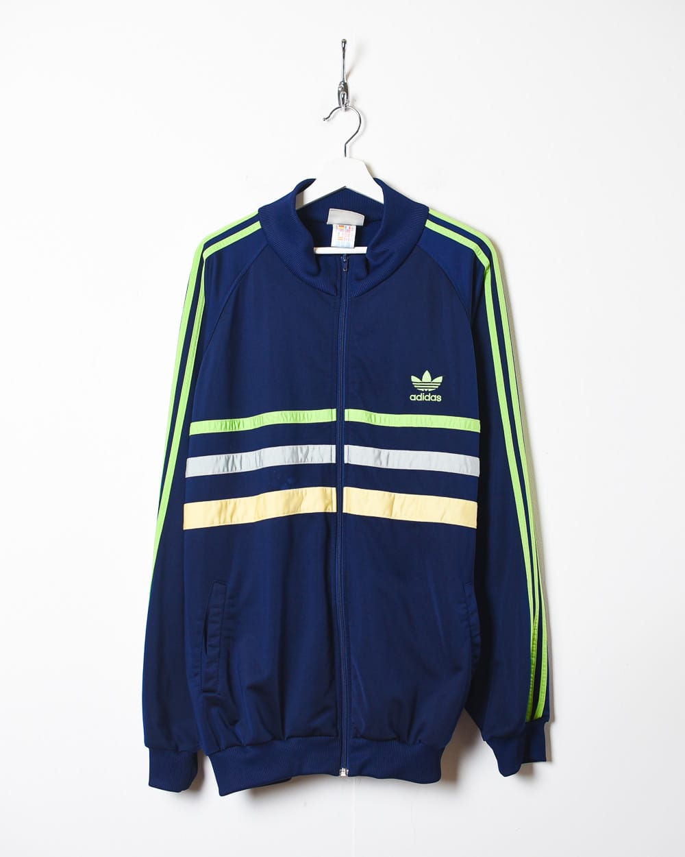 Navy Adidas Tracksuit Top - X-Large