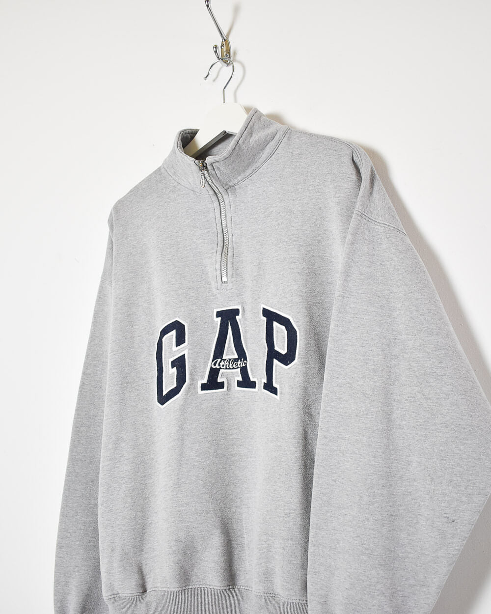 Vintage 00s Cotton Stone Gap 1/4 Zip Sweatshirt - Large – Domno 