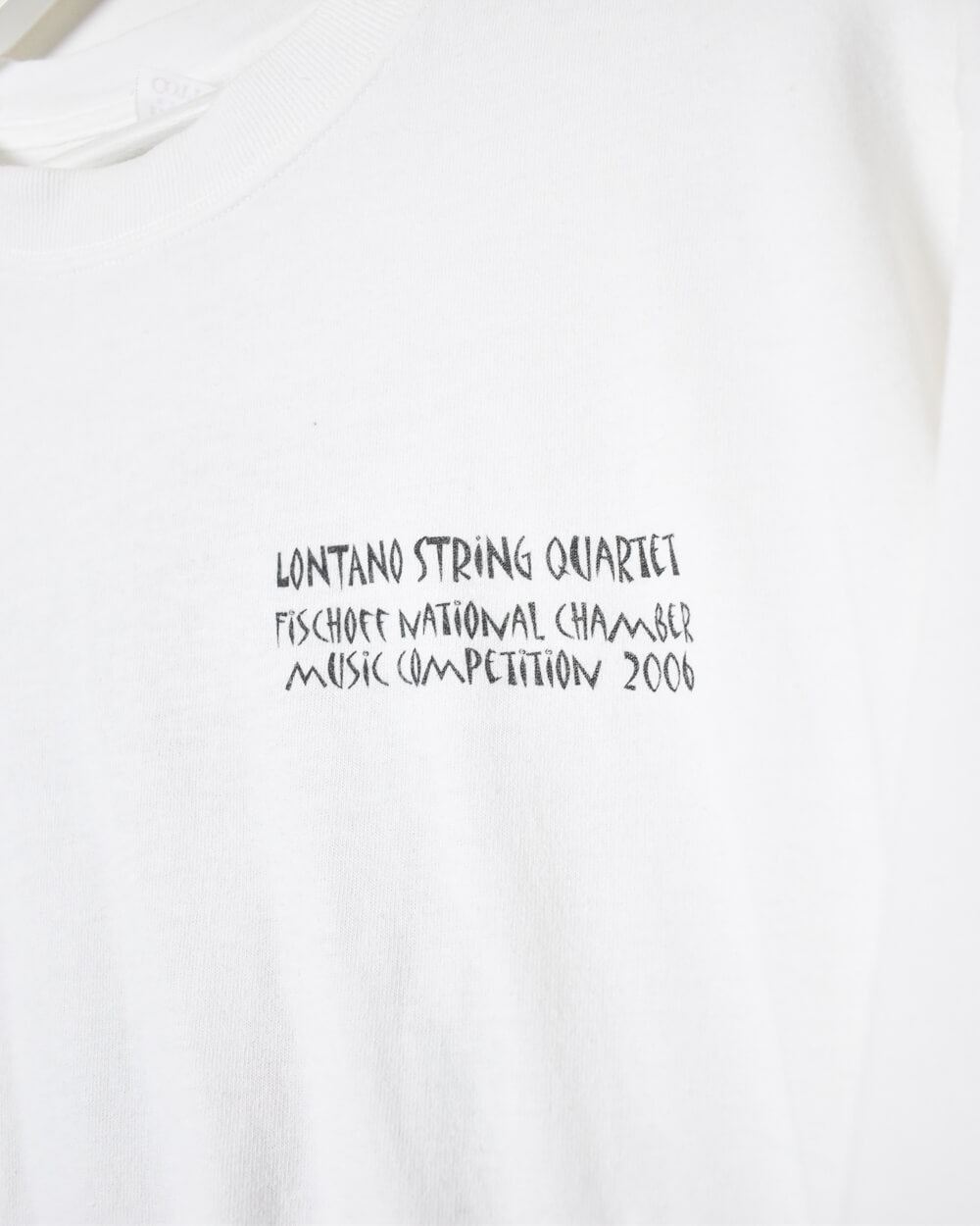 White Lotano String Quartet T-Shirt - Large