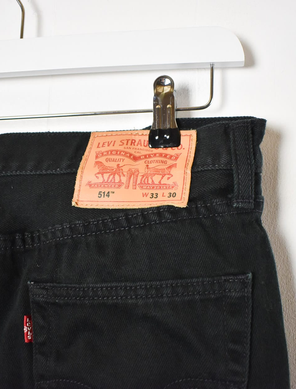 Black Levi's 514 Jeans - W33 L30