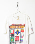 White Los Angeles USA World Cup 94 Rose Bowl Graphic T-Shirt - X-Large