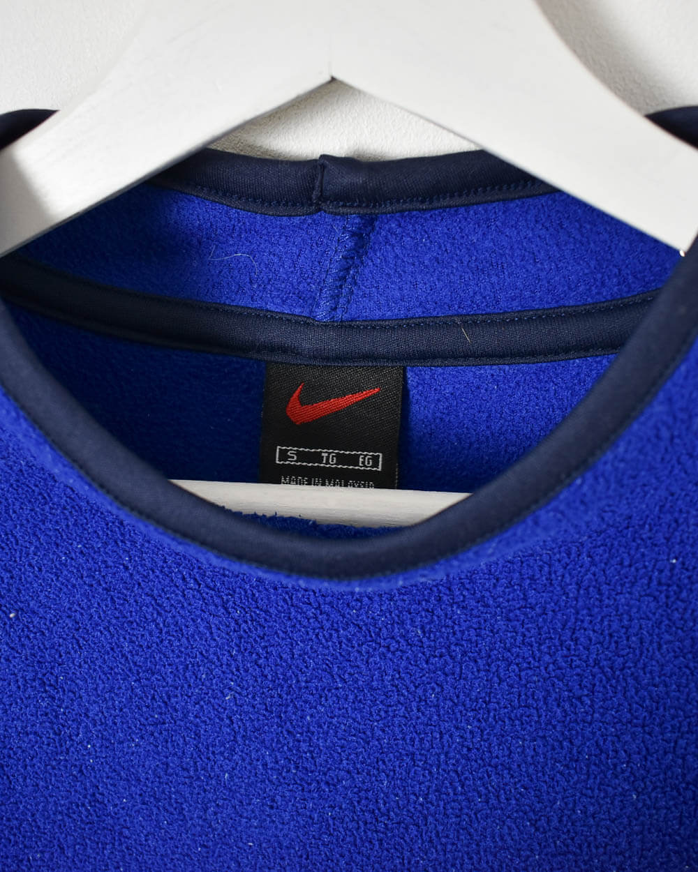 Blue Nike Pullover Fleece - Small