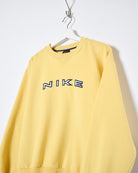 Yellow Nike Women's Sweatshirt - Large