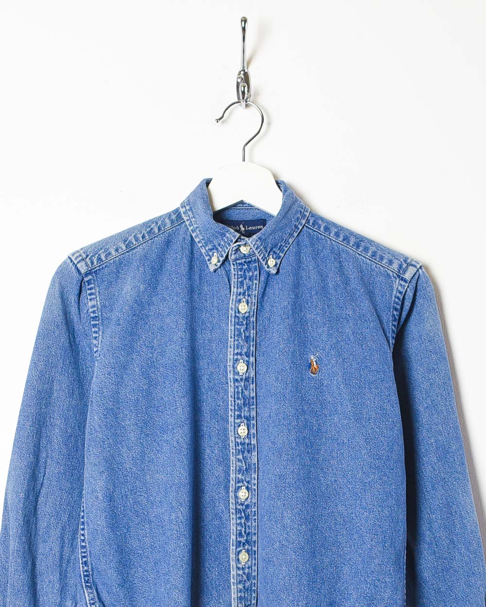 Blue Polo Ralph Lauren Denim Shirt - XX-Small Women's