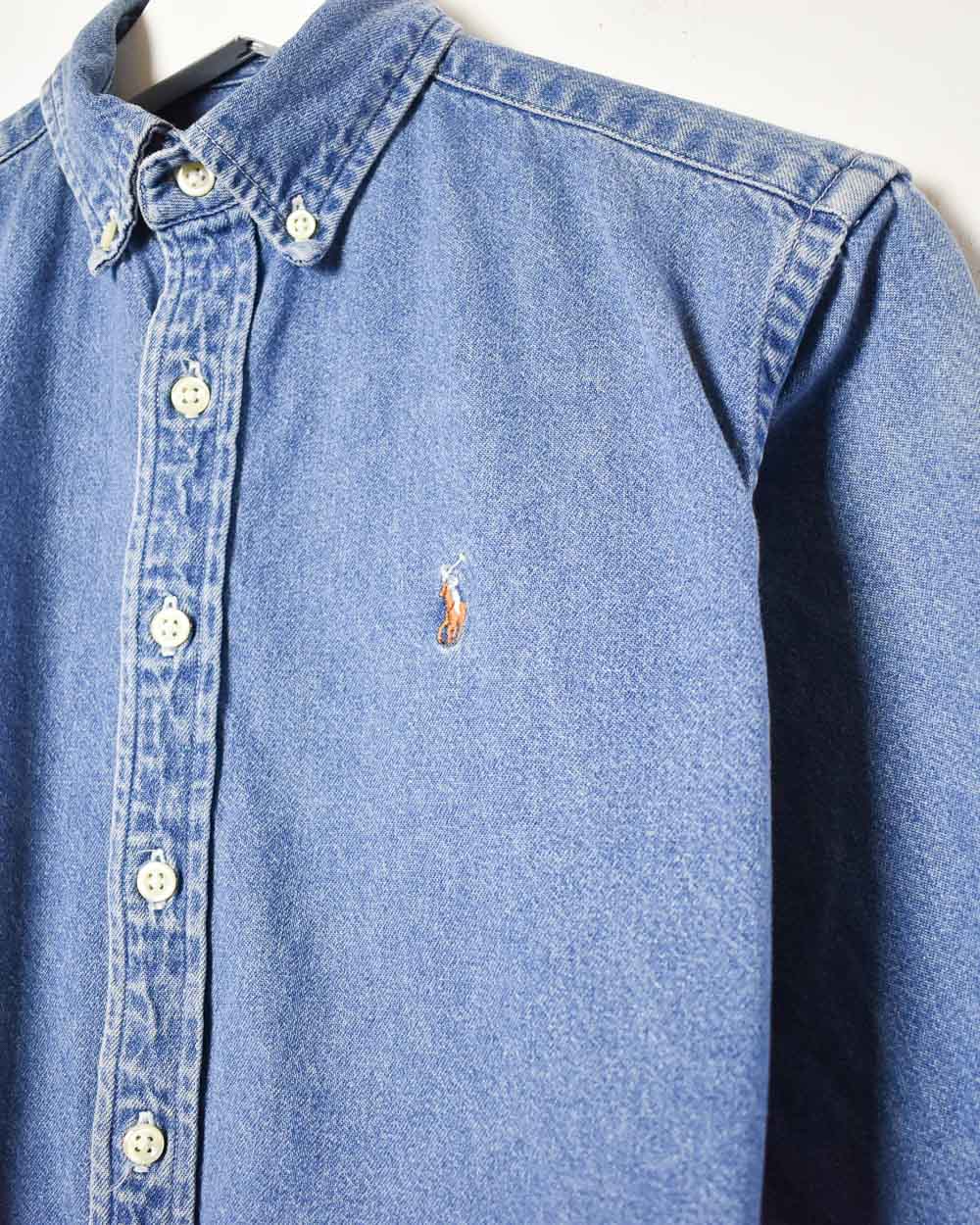 Blue Polo Ralph Lauren Denim Shirt - XX-Small Women's