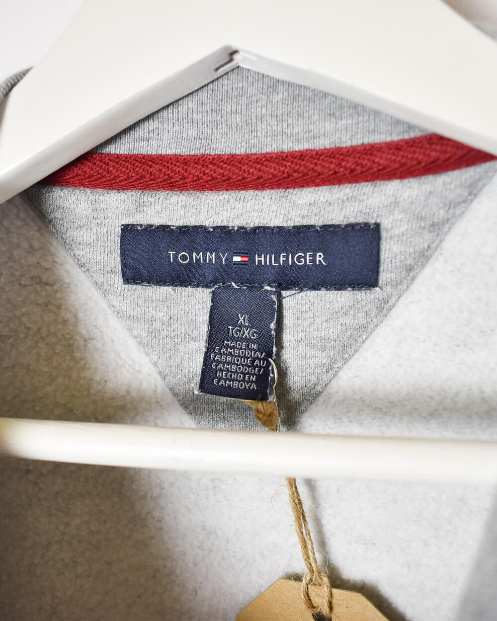 Stone Tommy Hilfiger Sweatshirt - X-Large
