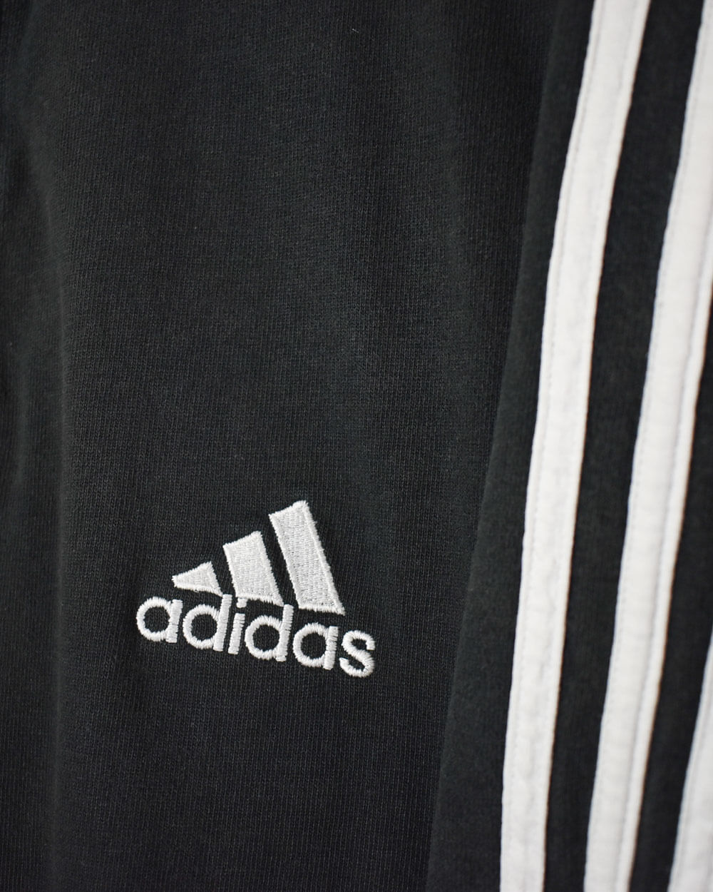 Black Adidas Short Sleeves Rugby Shirt - X-Large