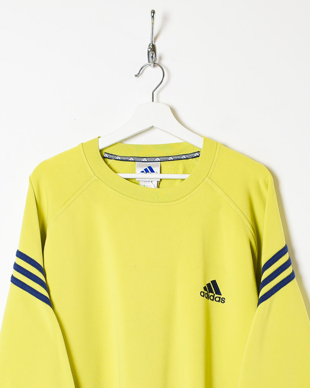 Yellow Adidas Sweatshirt - Large