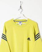 Yellow Adidas Sweatshirt - Large