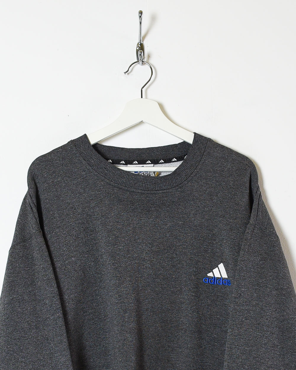 Grey Adidas Sweatshirt - XX-Large