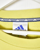Yellow Adidas Sweatshirt - Large