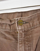 Brown Carhartt Heavyweight Carpenter Jeans - W36 L30