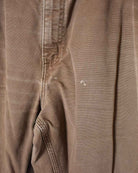 Brown Carhartt Heavyweight Carpenter Jeans - W36 L30