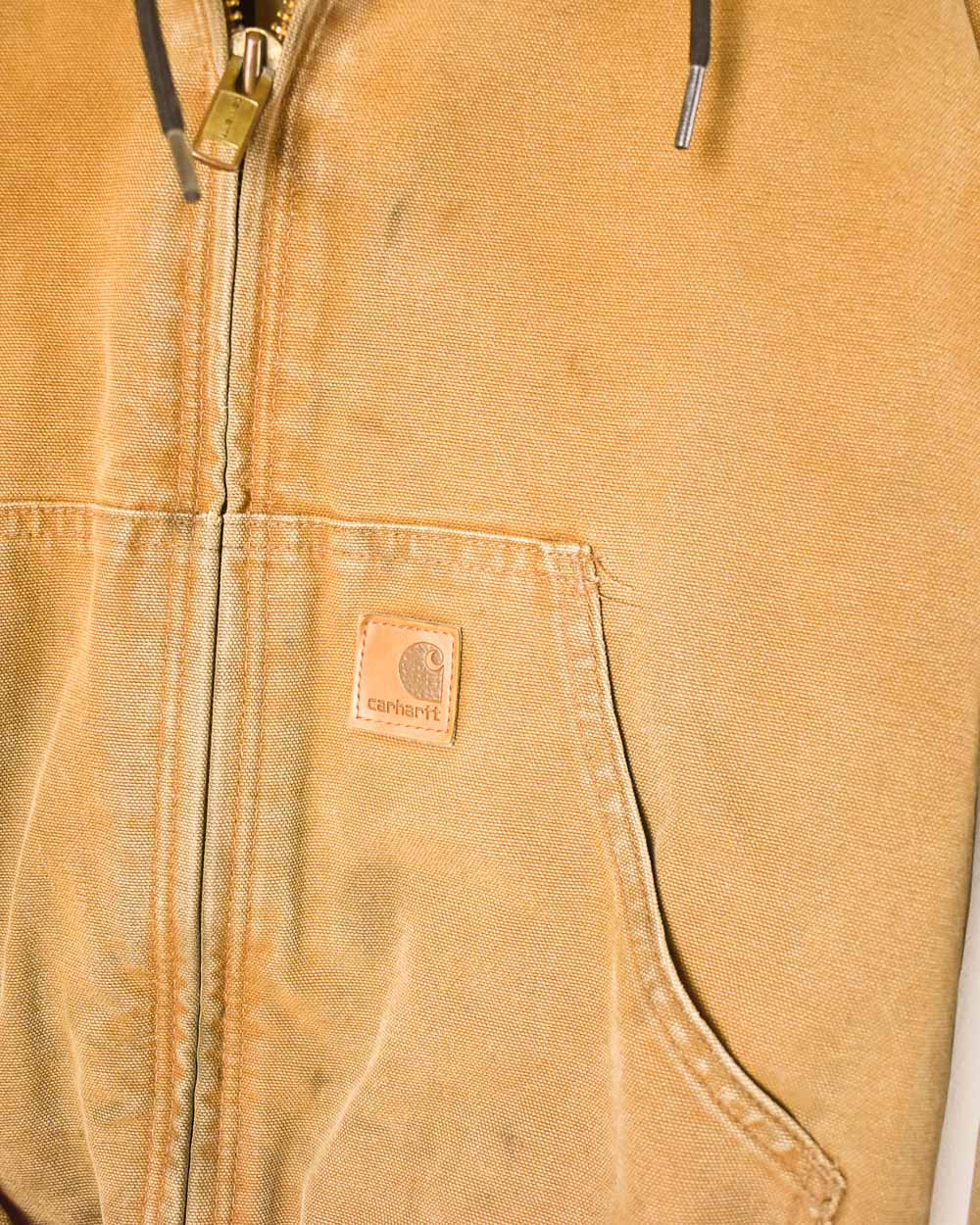 Neutral Carhartt Workwear Hooded Detroit Jacket - Small