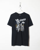 Black Harley Davidson Graphic T-Shirt - Medium