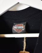 Black Harley Davidson Graphic T-Shirt - Medium