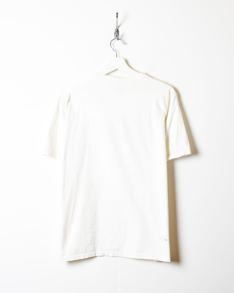 Vintage 90s White I'm Out Of Estrogen And I've Got A Gun Single Stitch  T-Shirt - Small Cotton– Domno Vintage